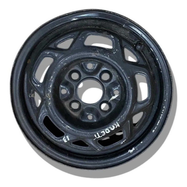 Roda De Ferro Avulsa Aro 13 Chevrolet Kadett Monza Preto