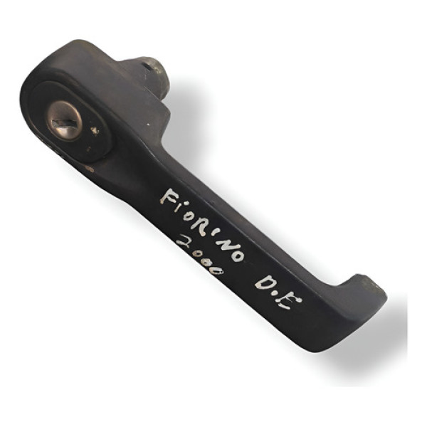 Maçaneta Externa Dianteira Esquerda Fiat Fiorino 1999 2000 Preto Dianteira