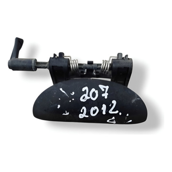 Maçaneta Externa Traseira Direita Peugeot 207 2012 Fabi7855 Preto Traseira