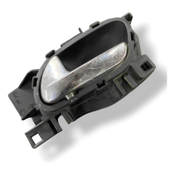 Maçaneta Interna Diant Esquerda Citroën C3 2013 9683446877 - Preto - Dianteira