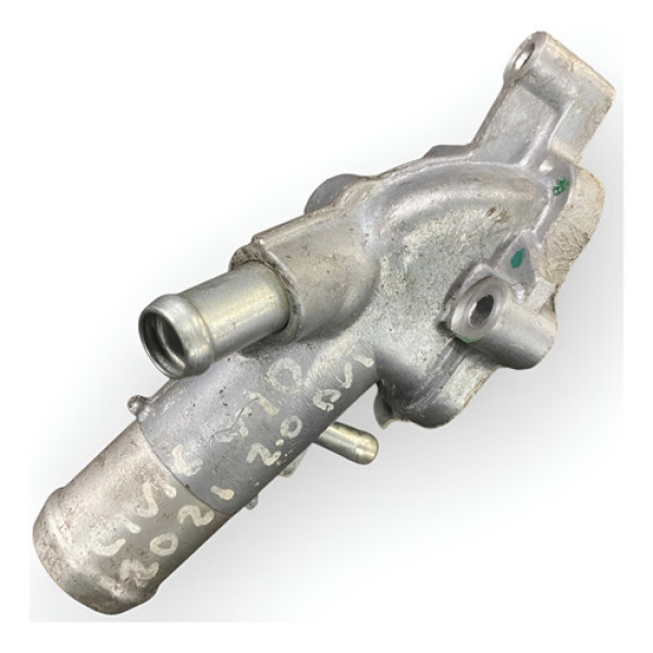 Flange Cavalete Água Cabeçote Honda Civic 2.0 2020/2021/2022 Prateado