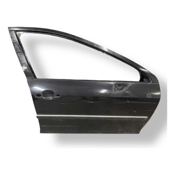  Porta Dianteira Direita Peugeot 407 Sw 2006 2007  Detalhe Dianteira Direito Preto