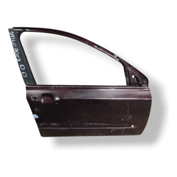 Porta Dianteiro Direito  Fiat Stilo 2003 2004 2005 2006 Dianteira Direita Preto