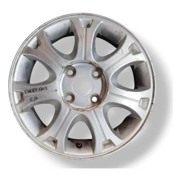 Roda Ferro Aro 14 Chery Face Avulsa Prateado