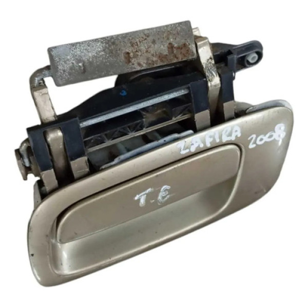 Maçaneta Externa Traseira Esquerda Chevrolet Zafira 2008 Prateado Traseira