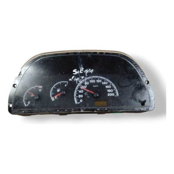 Painel Instrumento Fiat Siena 2008 Bh3001751000 Com Detalhe  Preto