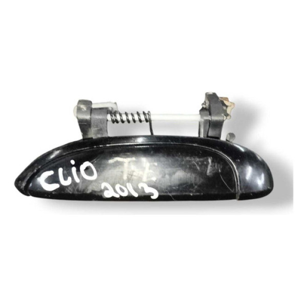 Maçaneta Externa Traseira Esquerda Clio 2011 2012 8200916958 Preto Traseira