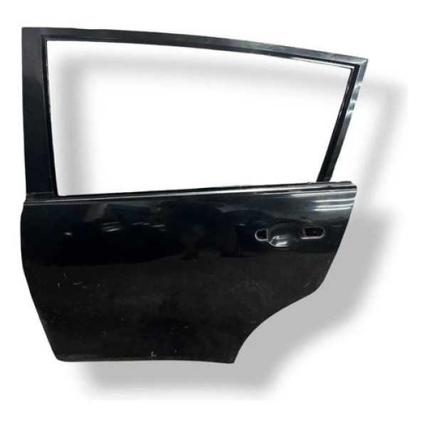 Porta Traseira Esquerda Nissan Tiida 2008 2009 2010 2011 12 Traseira Esquerda Preto