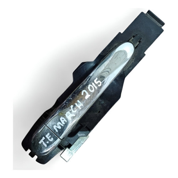 Maçaneta Externa Traseira Esquerda Nissan March 2015 Á 2020  Traseira