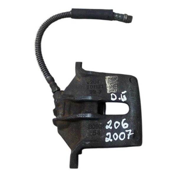 Pinça Freio Dianteira Esquerda Com Flexivel Peugeot 206 2007
