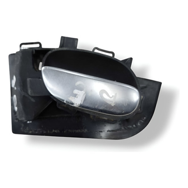 Maçaneta Interna Diant Esquerda  Peugeot 207 2012 Fabi7855 Prateado Dianteira