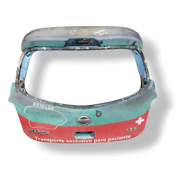 Tampa Traseira Sem Fechadura Nissan March 2015 2016 A 2020