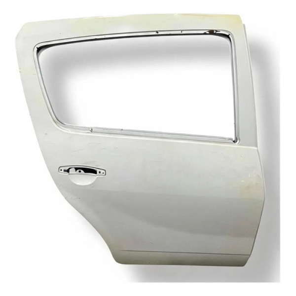 Porta Traseira Direita Renault Sandero 1.0 2008 2009 A 2014 Traseira Direita Branco