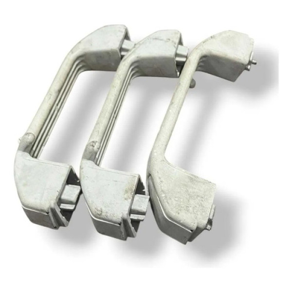 Kit Trio Alças Puxadores Teto Fiat Idea 1.8 2012 2013 2014 Bege