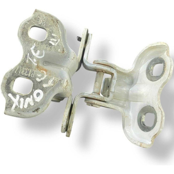 Par Dobradiça Porta Traseira Esquerda Chevrolet Onix 2015