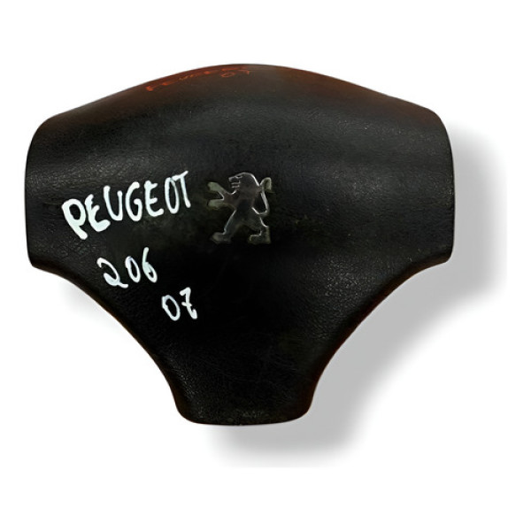 Capa Do Volante Peugeot 206 1.0 2008 2009 2010 9644329177 - Preto