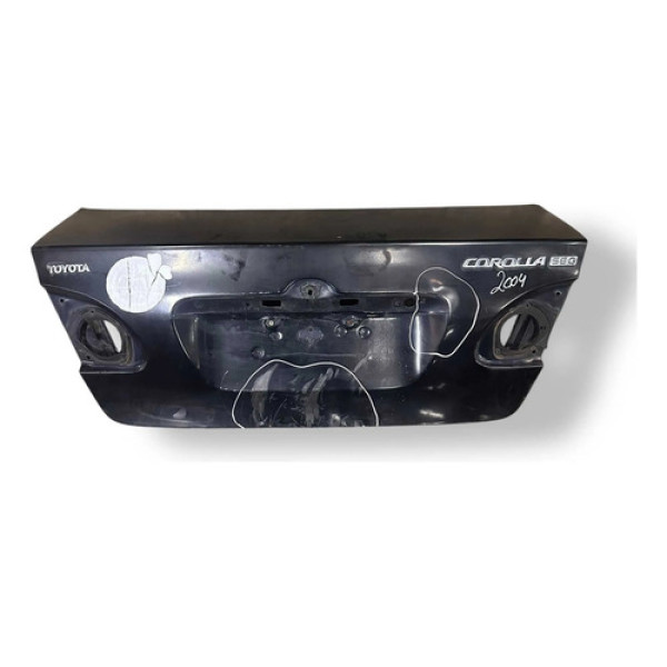 Tampa Traseira Porta Malas Toyota Corolla 1.8 2004 Detalhe Preto