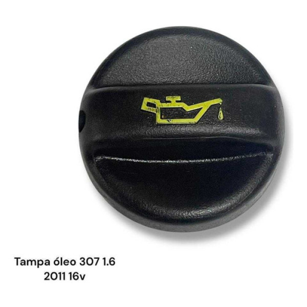 Tampa Óleo Motor Peugeot 206 207 307 1.6 16v 2011 9656384580 Preto