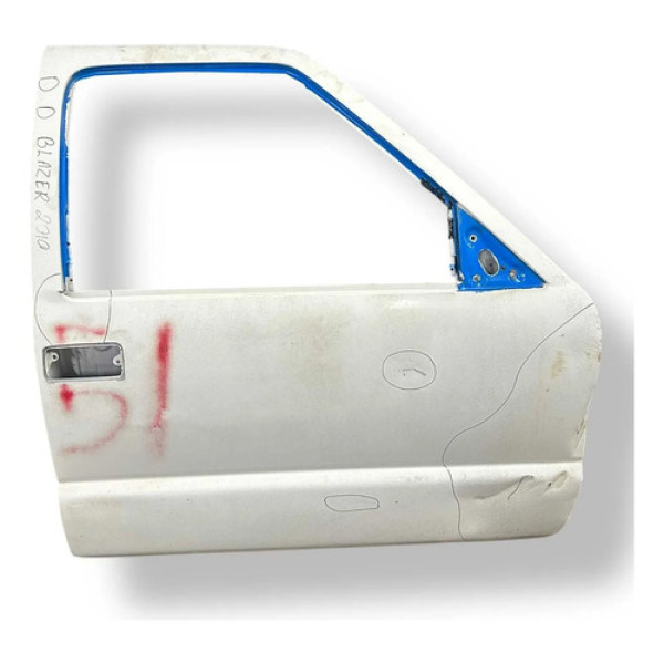 Porta Dianteira Direita Chevrolet  Blazer 2.4 2008 Detalhe Dianteira Direita Branco