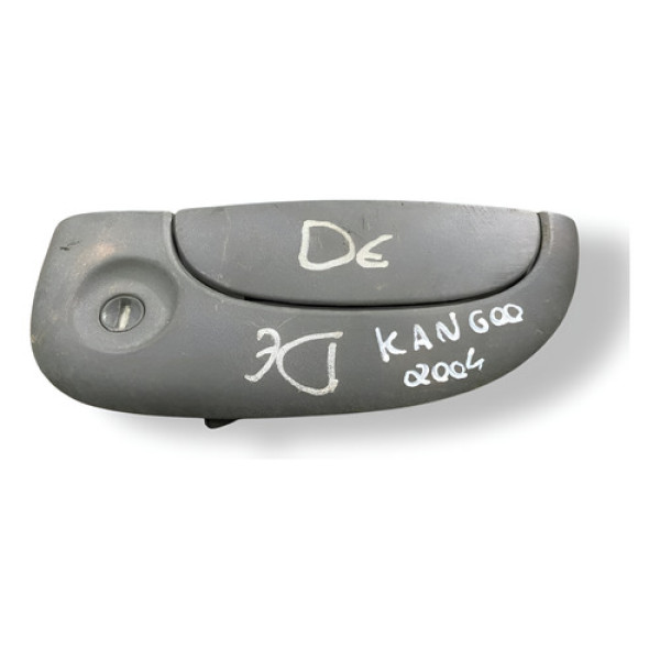 Maçaneta Externa Dianteira Esquerda Renault Kangoo 2004 2005 - Preto - Dianteira