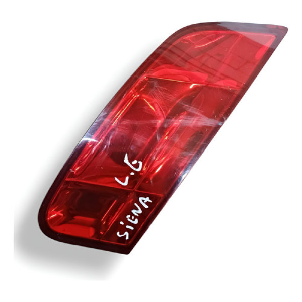 Lanterna Tampa Traseira Esquerda Siena 1.0 2010/2011 5202401 Esquerdo/motorista Vermelho