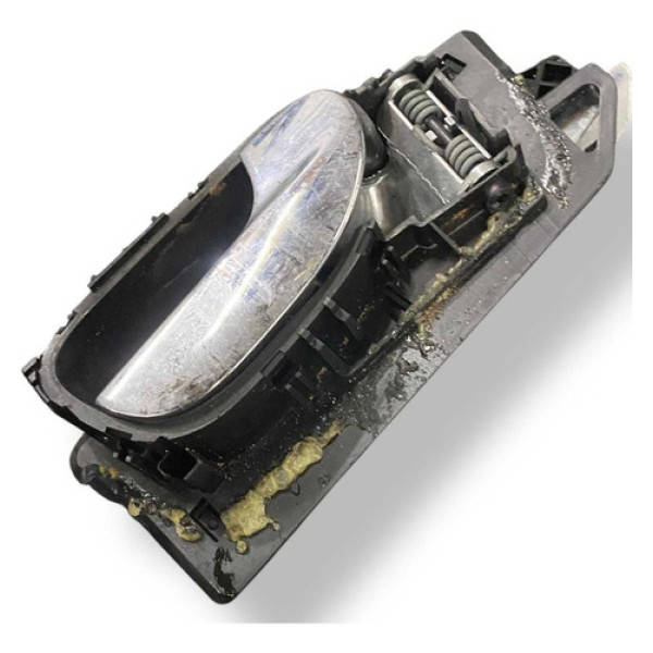 Maçaneta Interna Diant Direita Peugeot 307 2006 9643604477 Prateado Dianteira