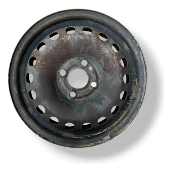 Roda Ferro Avulsa Aro 14 4 Furos Volkswagen 2014 2015 2016 Preto