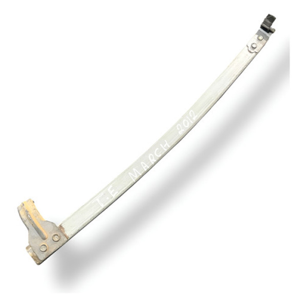 Guia Canaleta Vidro Traseiro Esquerdo March 2014 2015 2016 - Prateado