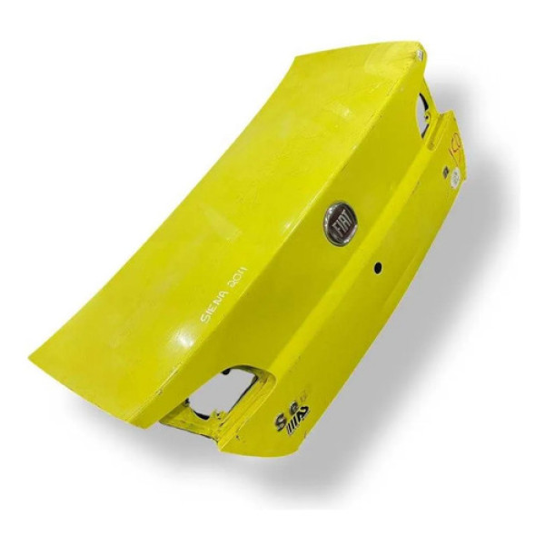 Tampa Traseira Porta Malas Fiat Siena 2008 2009 2010 A 2012 Amarelo