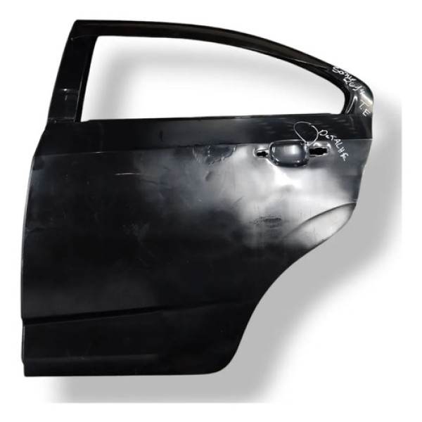 Porta Traseira Esquerda Chevrolet Sonic Ltz 1.6 2014 Detalhe Traseira Esquerda Preto