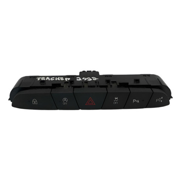 Botão Alerta Trava Tracker 2020/2021/2022/2024  26249938 Preto