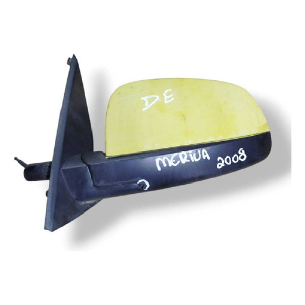 Retrovisor Esquerdo Manual C/detalhe Chevrolet Meriva 2008