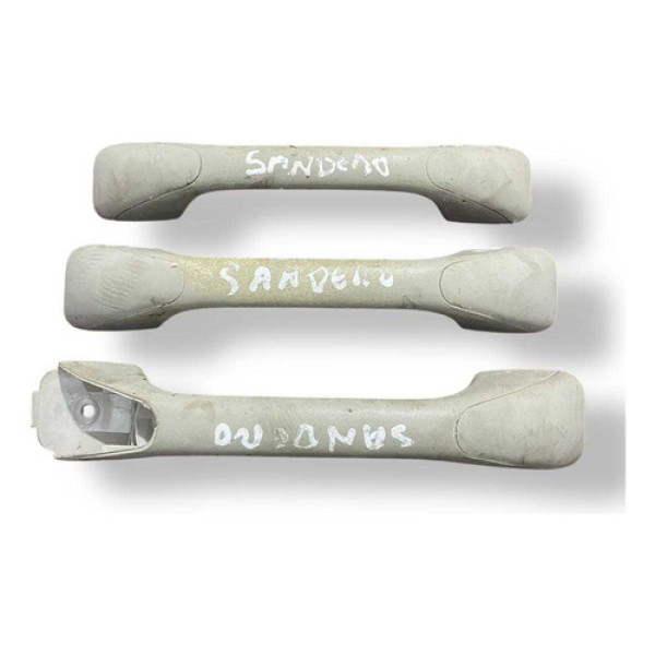 Kit Alça Teto Renault Sandero 2014 2015 2016 2017 2018 2019 Branco