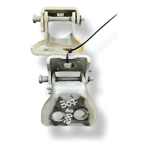 Par Dobradiças Porta Dianteira Esquerda Peugeot 307  2008