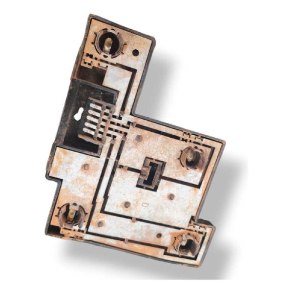 Circuito Lanterna Direito Fiesta 1998 A 2000 96fg13n004ca Direito/passageiro Preto