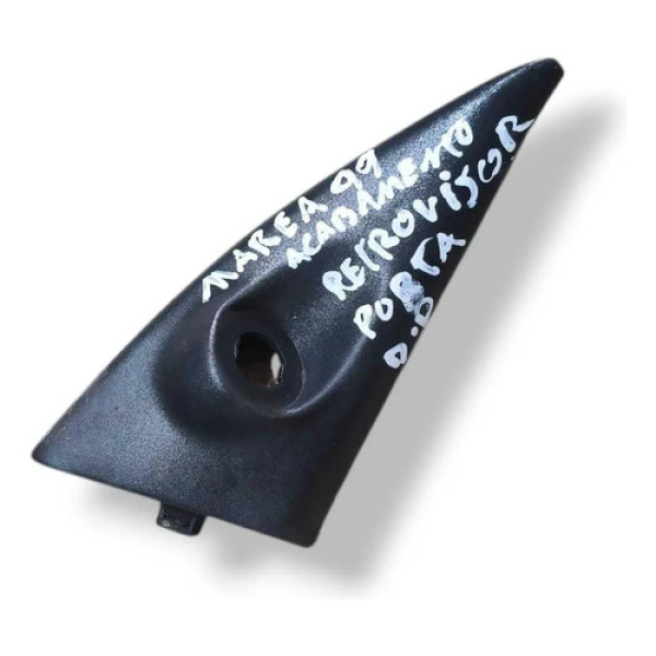Moldura Acabamento Retrovisor Dianteiro Direito Marea 1999 Preto
