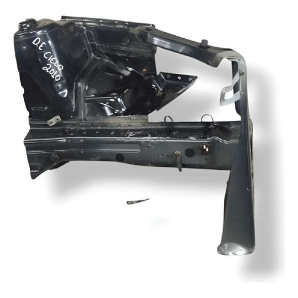 Ponta Longarina Dianteiro Esquerdo Chery Cielo 2010 A 2012 Preto