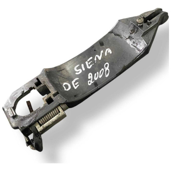 Suporte Maçaneta Externa Diant Esquerda Siena 2008 427675010 Preto Dianteira