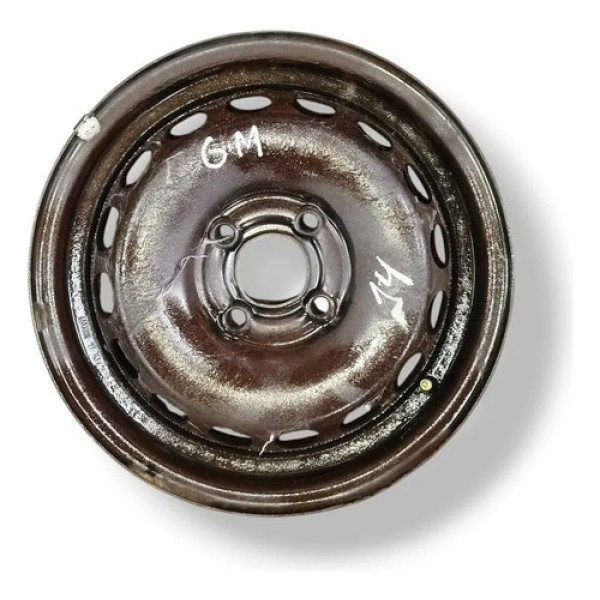 Roda Ferro Aro 14 Chevrolet Montana Agile Prisma - Original Preto