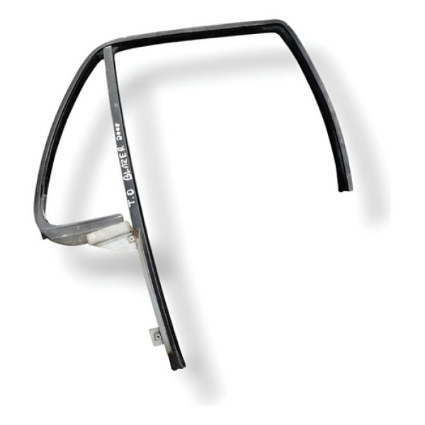 Canaleta Vidro Traseira Direita Chevrolet  Blazer 2.4 2008 Preto