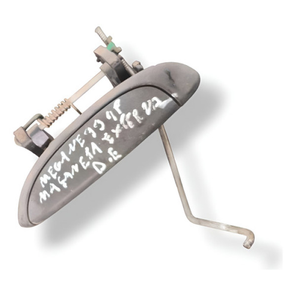 Maçaneta Externa Dianteira Esquerda Renault Megane 1999 4p Preto Dianteira