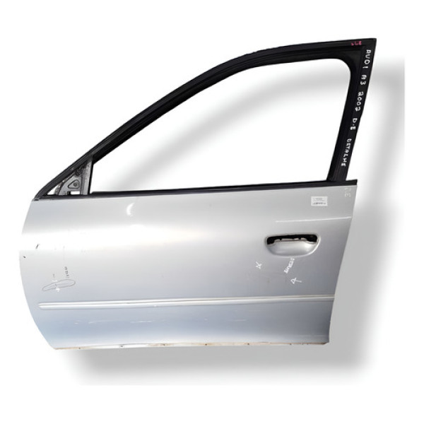 Porta Dianteira Esquerda Audi A3 2000 2001 A 2006 Detalhes Esquerda Prateado Dianteira