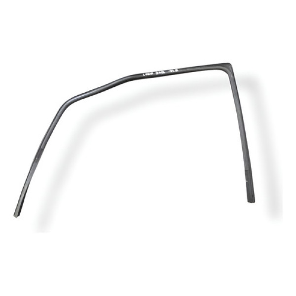 Borracha Canaleta Vidro Traseira Esquerda Renault Logan 2012 Prateado