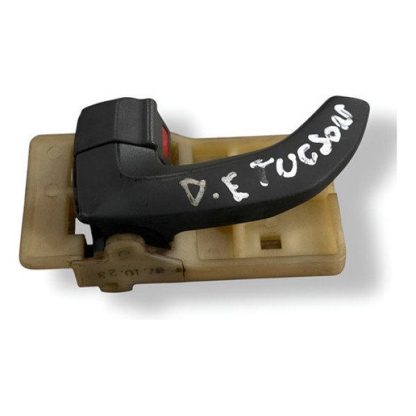  Puxador Maçaneta Interna Dianteiro Esquerdo Tucson 2008 - Preto - Dianteira