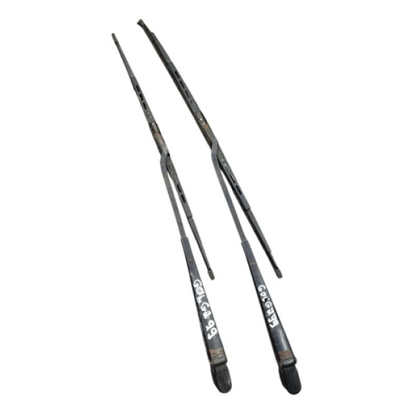 Par Limpador De Parabrisa Volkswagen Gol G2 1999 2000 2001   Prateado