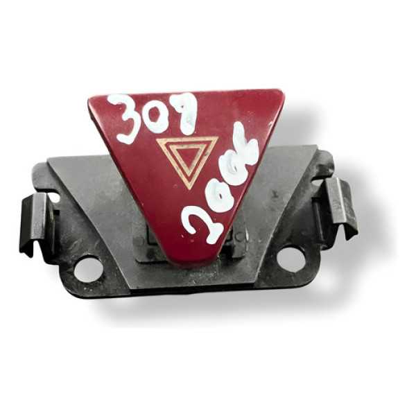 Botão Pisca Alerta Peugeot 307 1.6  2008 2009 2010 A 2011 - Prateado