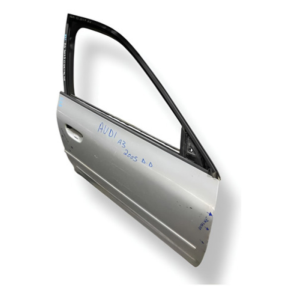 Porta Dianteira Direita Audi A3 2005 A 2012 Com Detalhe Dianteira Direito Prateado