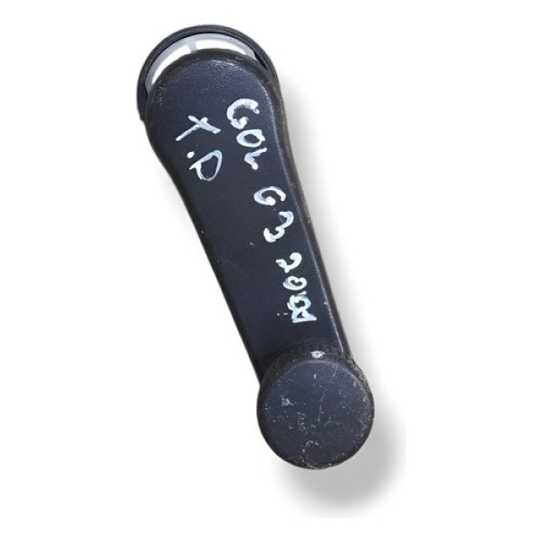 Manivela Vidro Traseiro Direita Volkswagen Gol G3 2000/2002 - Preto