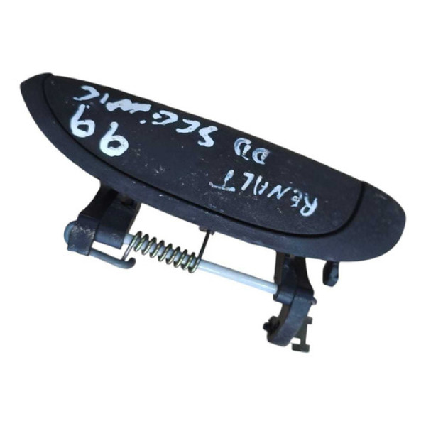 Maçaneta Traseira Direita Renault Scenic 2.0 1999 7700438076 Preto Traseira