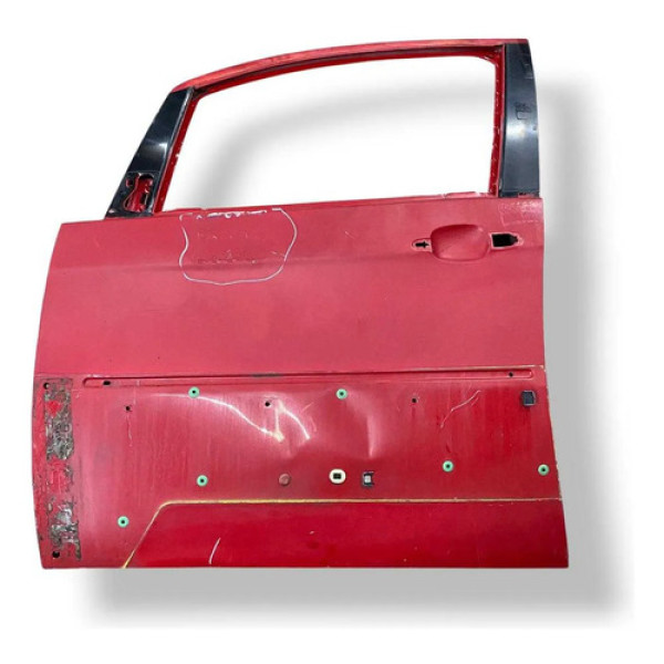 Porta Dianteira Esquerda  Fiat Idea 2013 2014 2015 Detalhe Dianteira Esquerda Vermelho